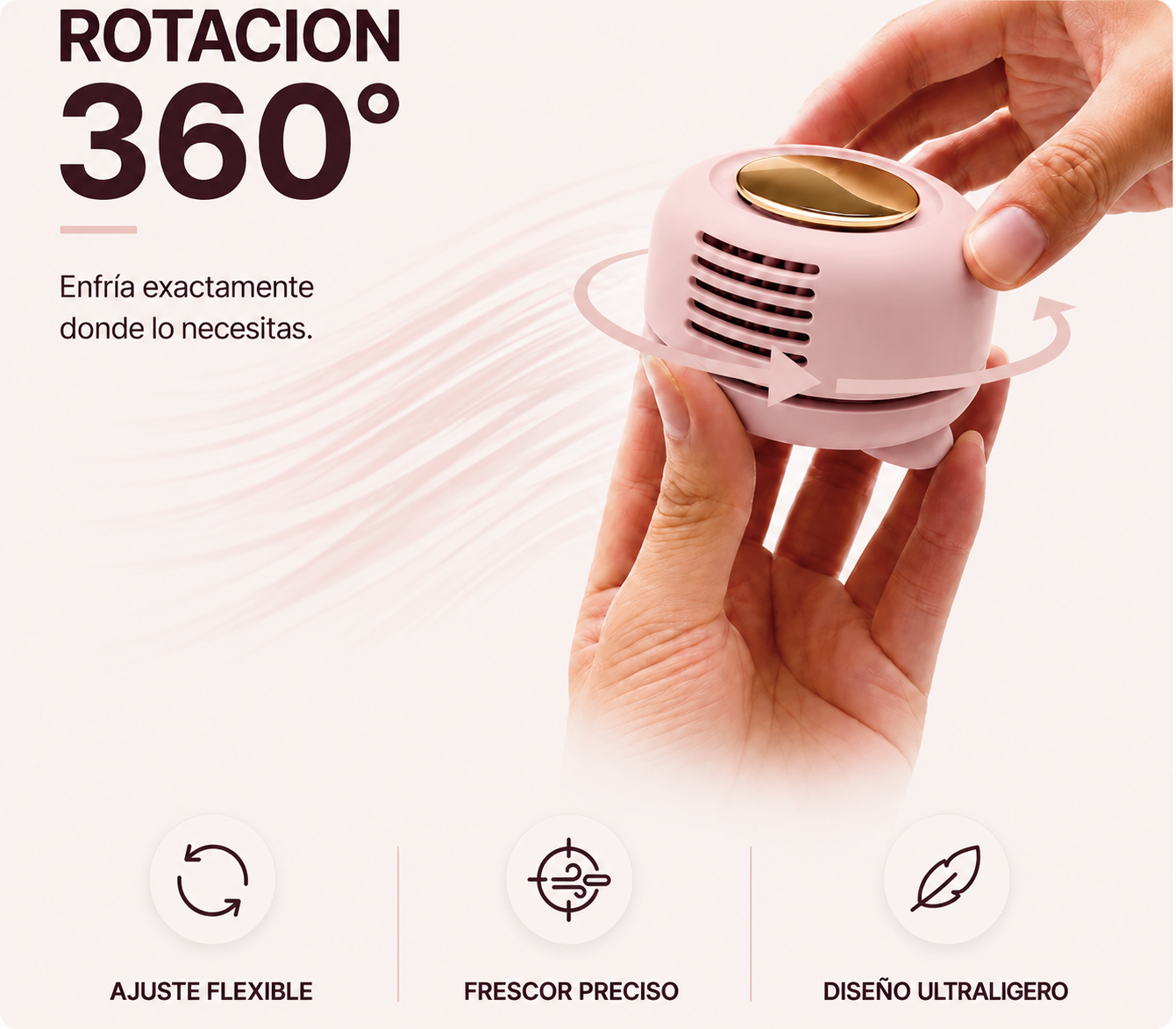 Misty Air™ | Mini ventilador 360°