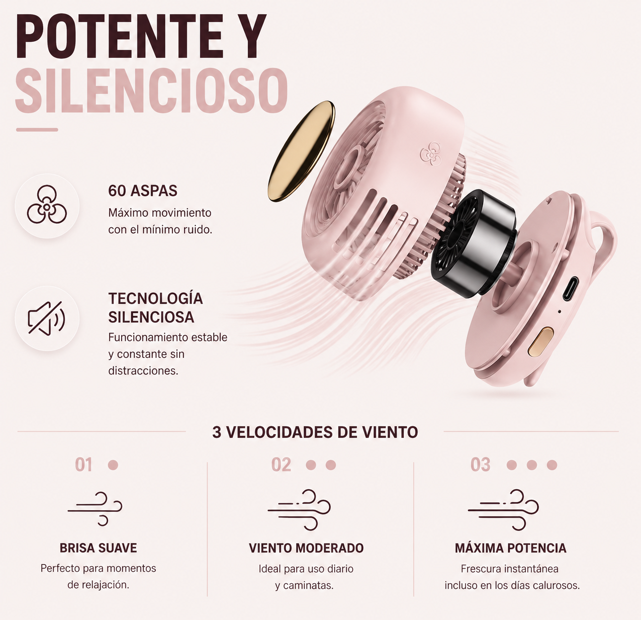 Misty Air™ | Mini ventilador 360°